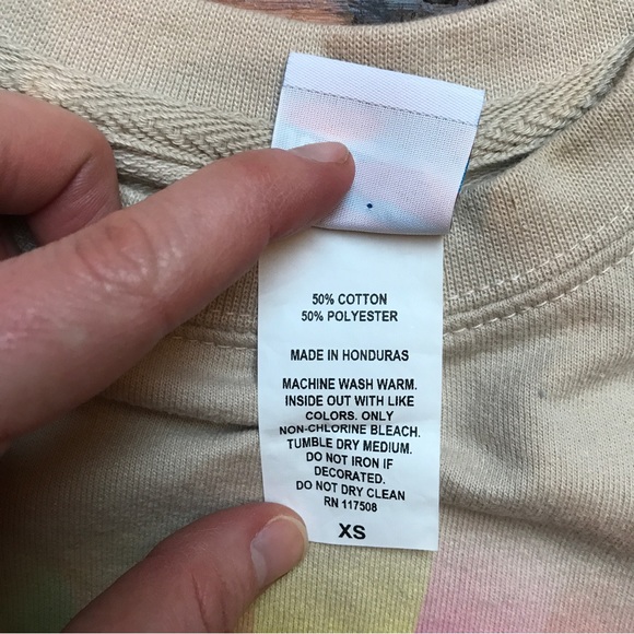 Junk Food Tees Beige The Beatles Cotton Sweatshirt, EUC, XS/S - Picture 4 of 10